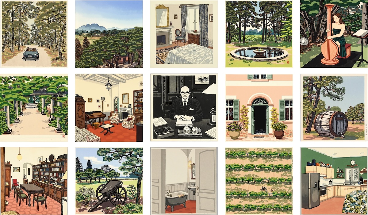 Chinese paintings at the Château de Vaucouleurs